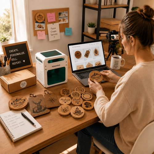 Hdwarelab Portable Mini Laser Engraver – Build Your Business from Your Desk